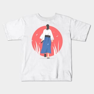 Walking Samurai Kids T-Shirt